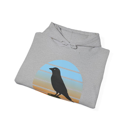 Western Jackdaw Bird Hoodie