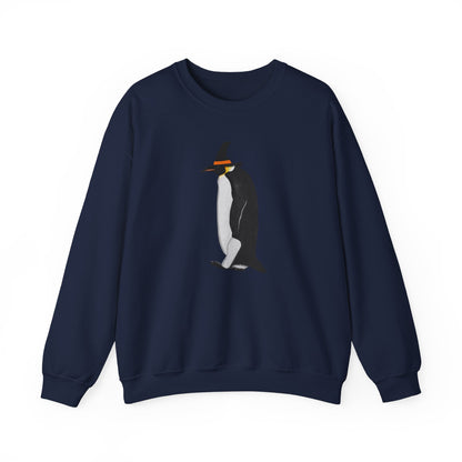 Penguin Halloween Birds Witch Birdwatcher Sweatshirt