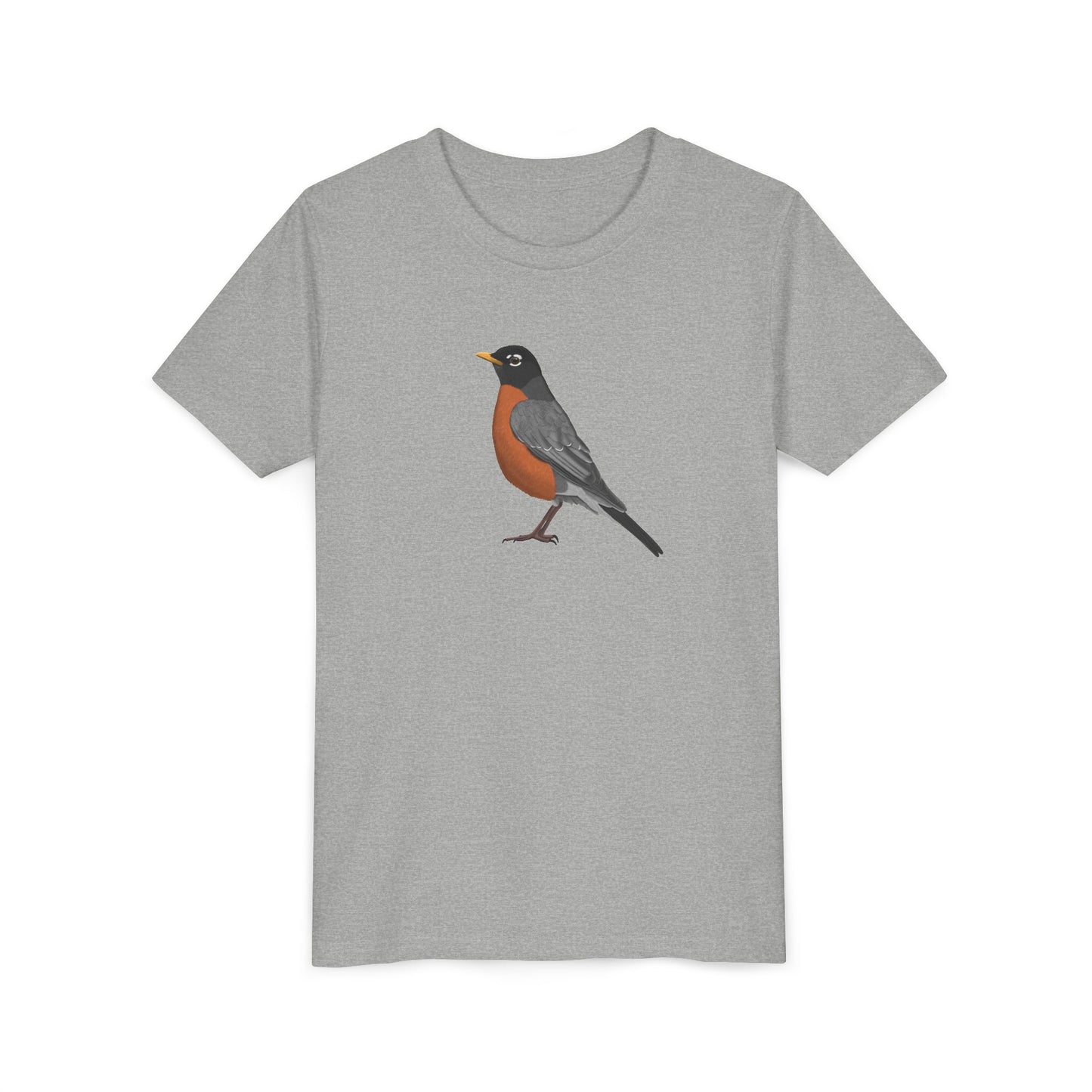 American Robin Birding & Birdwatching Bird Youth T-Shirt