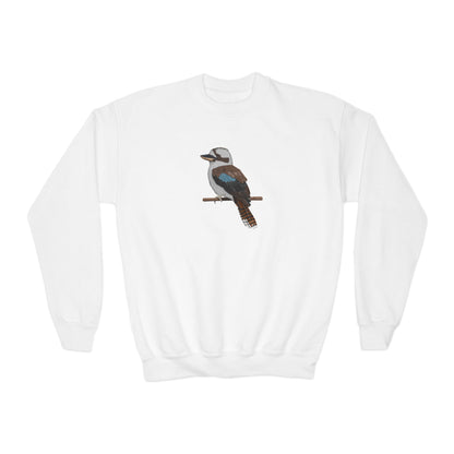 Kookaburra Bird Birdwatching Youth Crewneck Sweatshirt