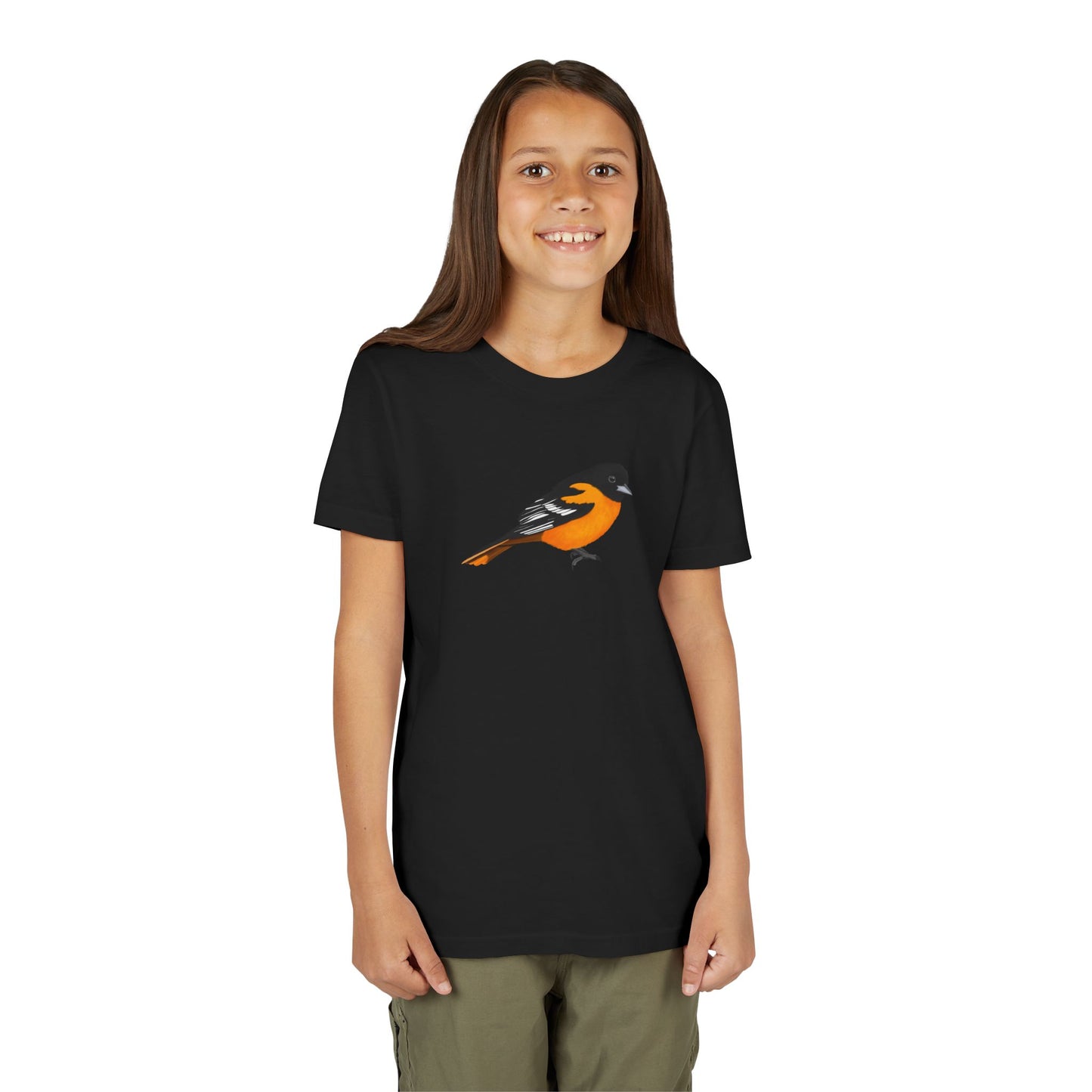 Baltimore Oriole Birding & Birdwatching Bird Youth T-Shirt