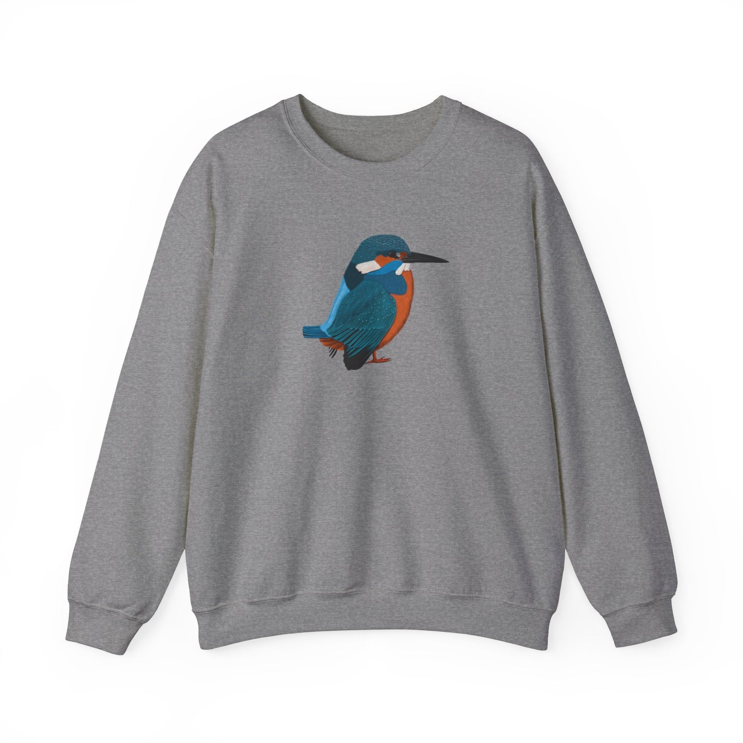 Kingfisher Bird Watcher Biologist Crewneck Sweatshirt