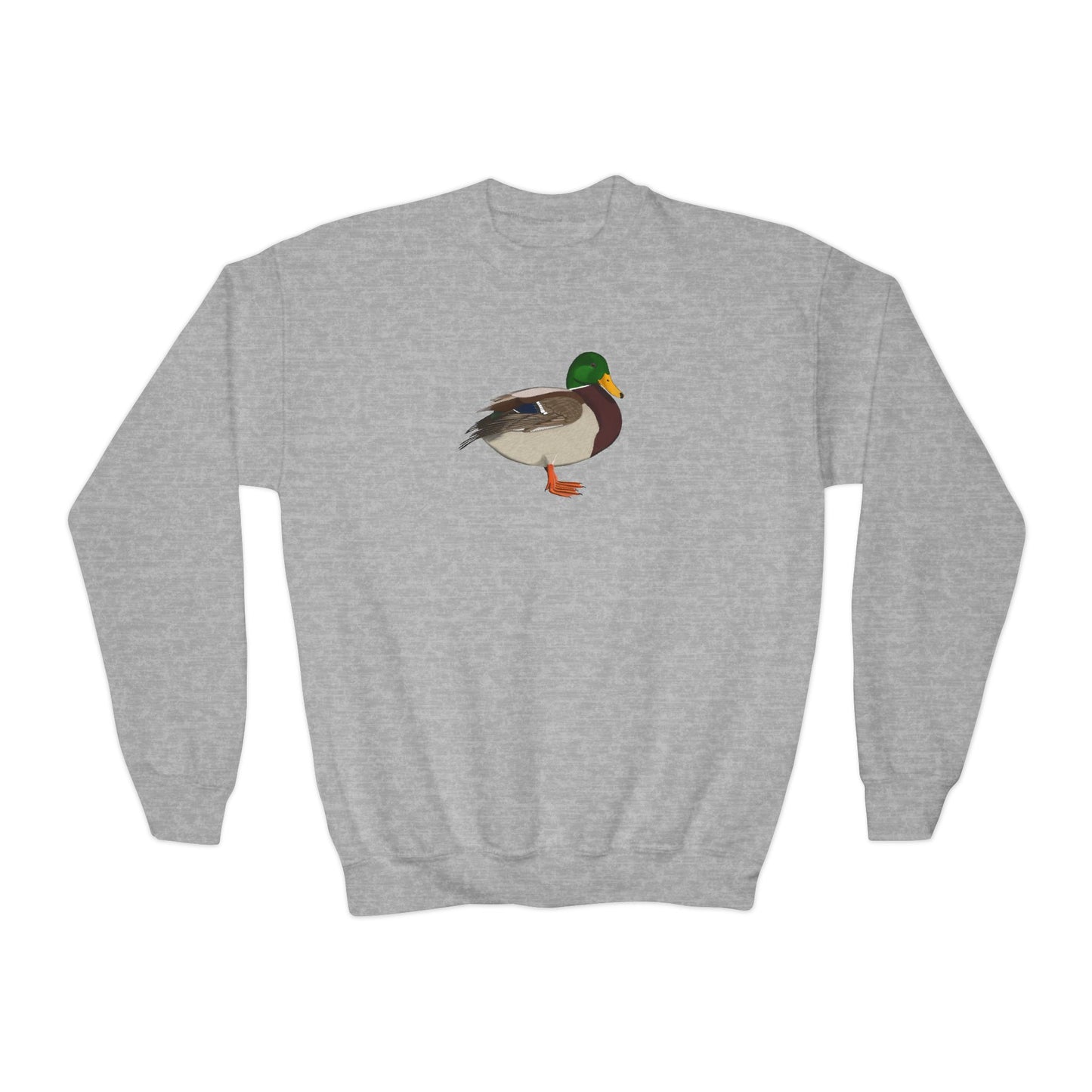 Mallard Duck Bird Birdwatching Youth Crewneck Sweatshirt