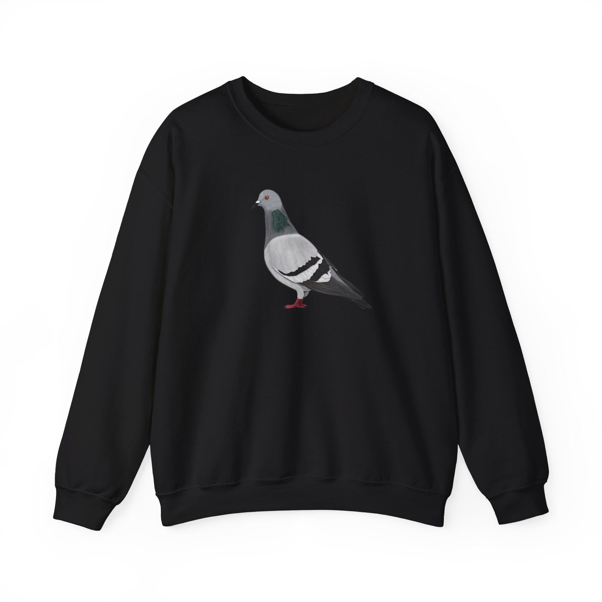 Pigeon Bird Watcher Biologist Crewneck Sweatshirt