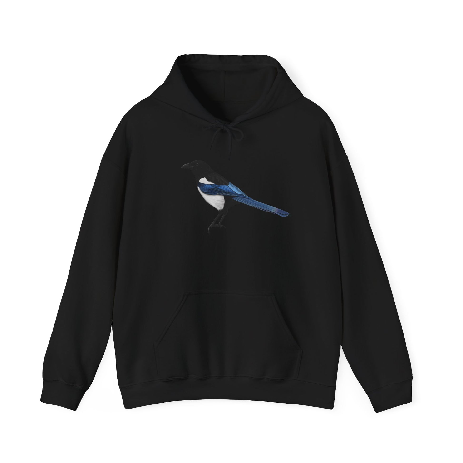 magpie bird birdwatcher hoodie