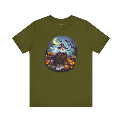 Bald Eagle Halloween Bird T-Shirt - Spooky Halloween Costume for Bird Lovers
