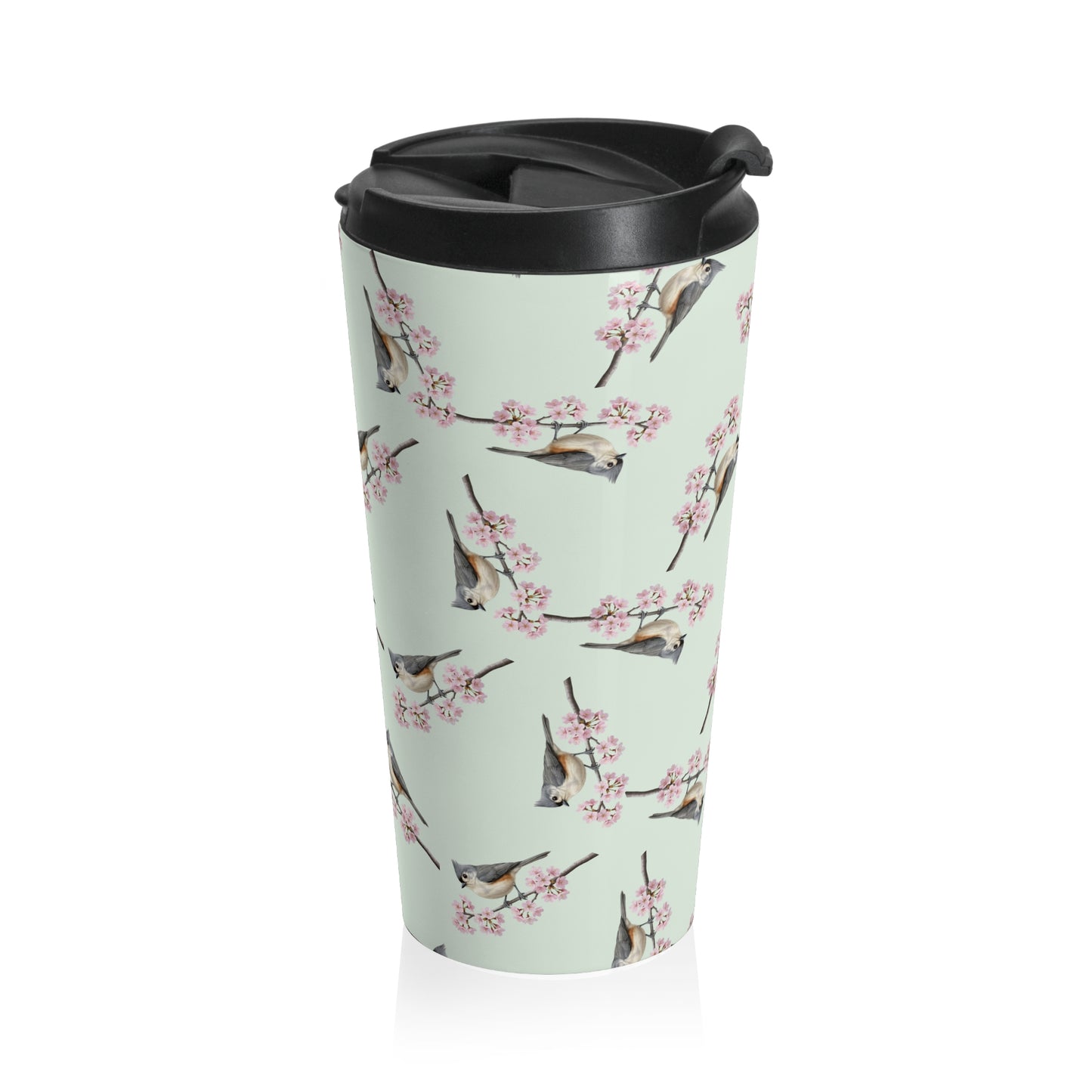 Tufted Titmouse Tumbler – 15oz and Bottles & Tumblers style