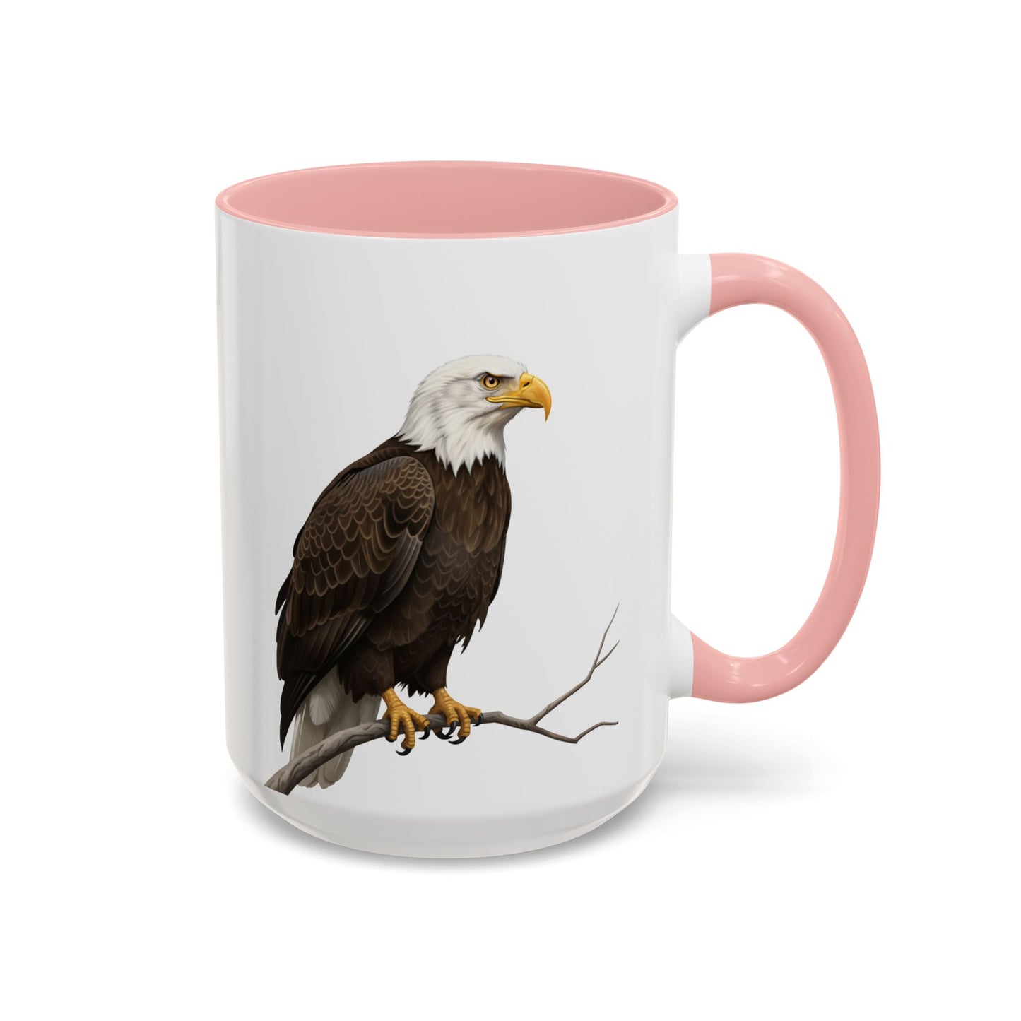 ハクトウワシの陶器製バードコーヒーマグ – バードウォッチャーへのカスタムギフト