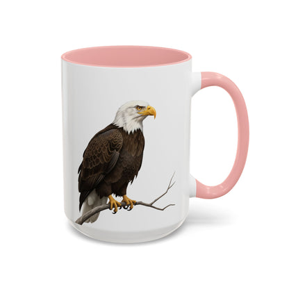 ハクトウワシの陶器製バードコーヒーマグ – バードウォッチャーへのカスタムギフト