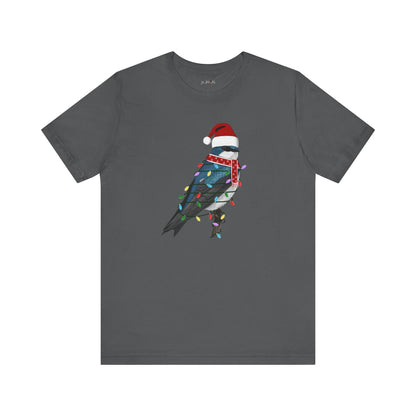 Tree Swallow with Fairy Lights Christmas Bird T-Shirt