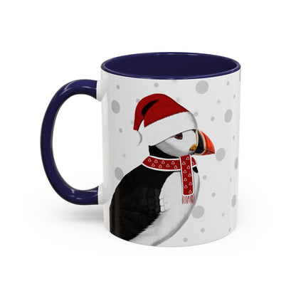 Puffin Christmas Bird Coffee Mug