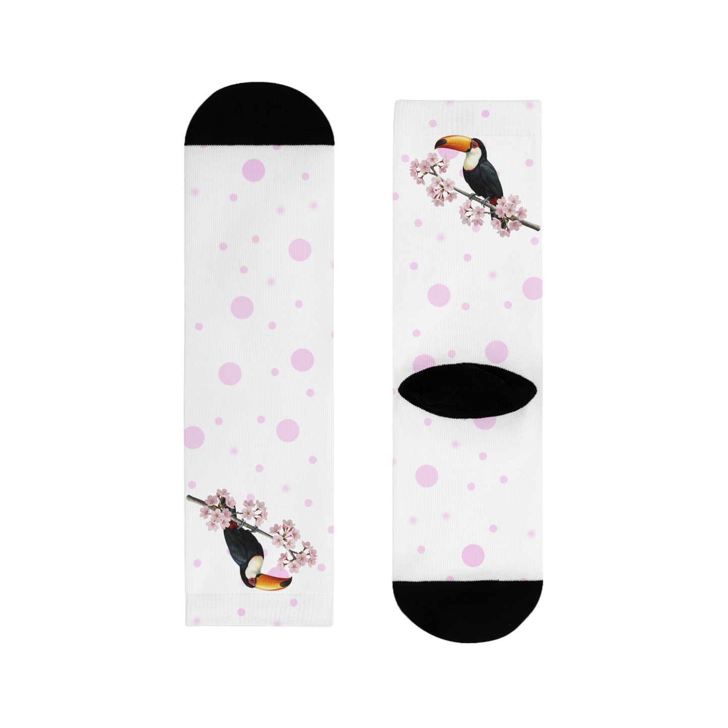 Tukan Socken mit Accessories Hintergrund