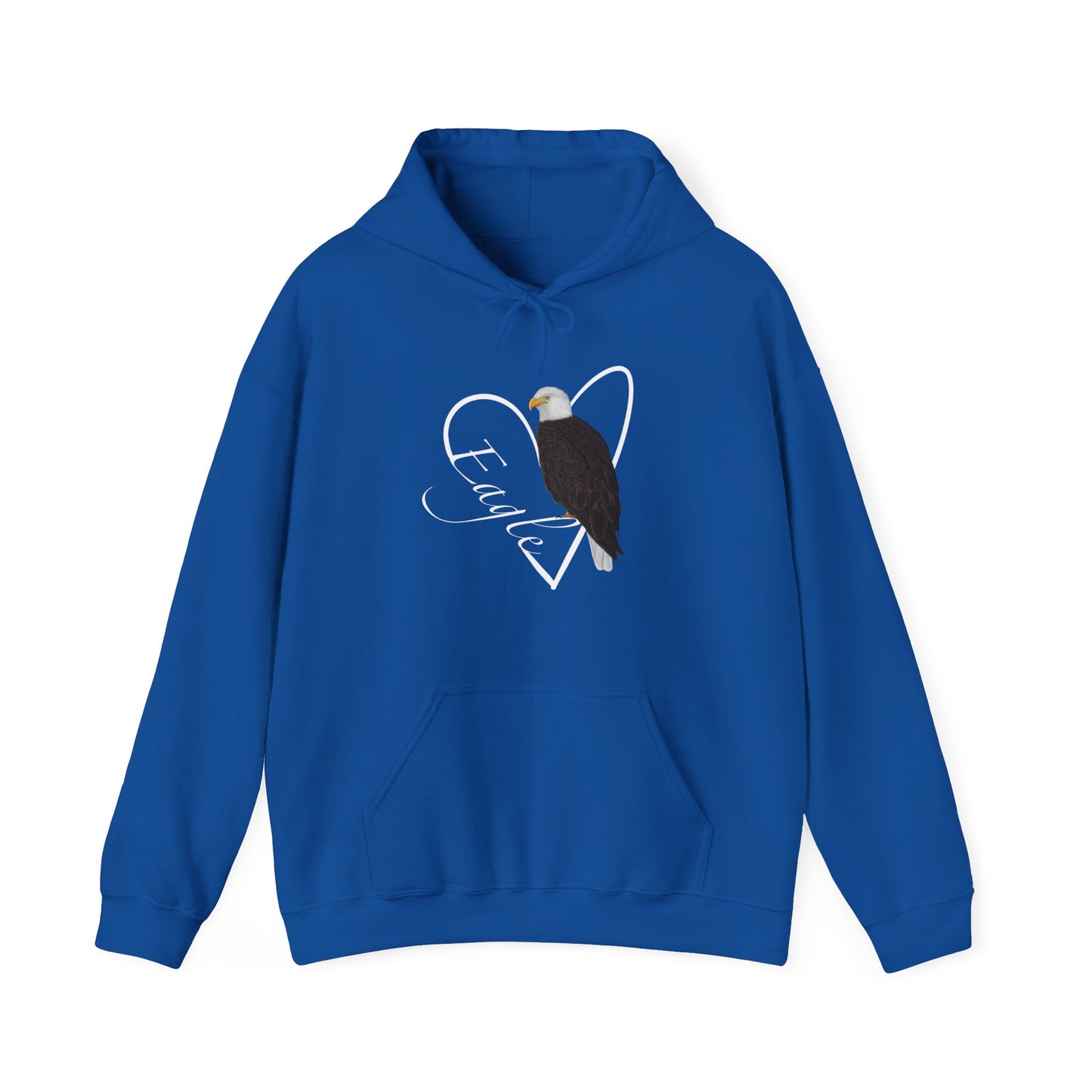 Bald Eagle Heart Bird Birdwatching Birdlover Hoodie