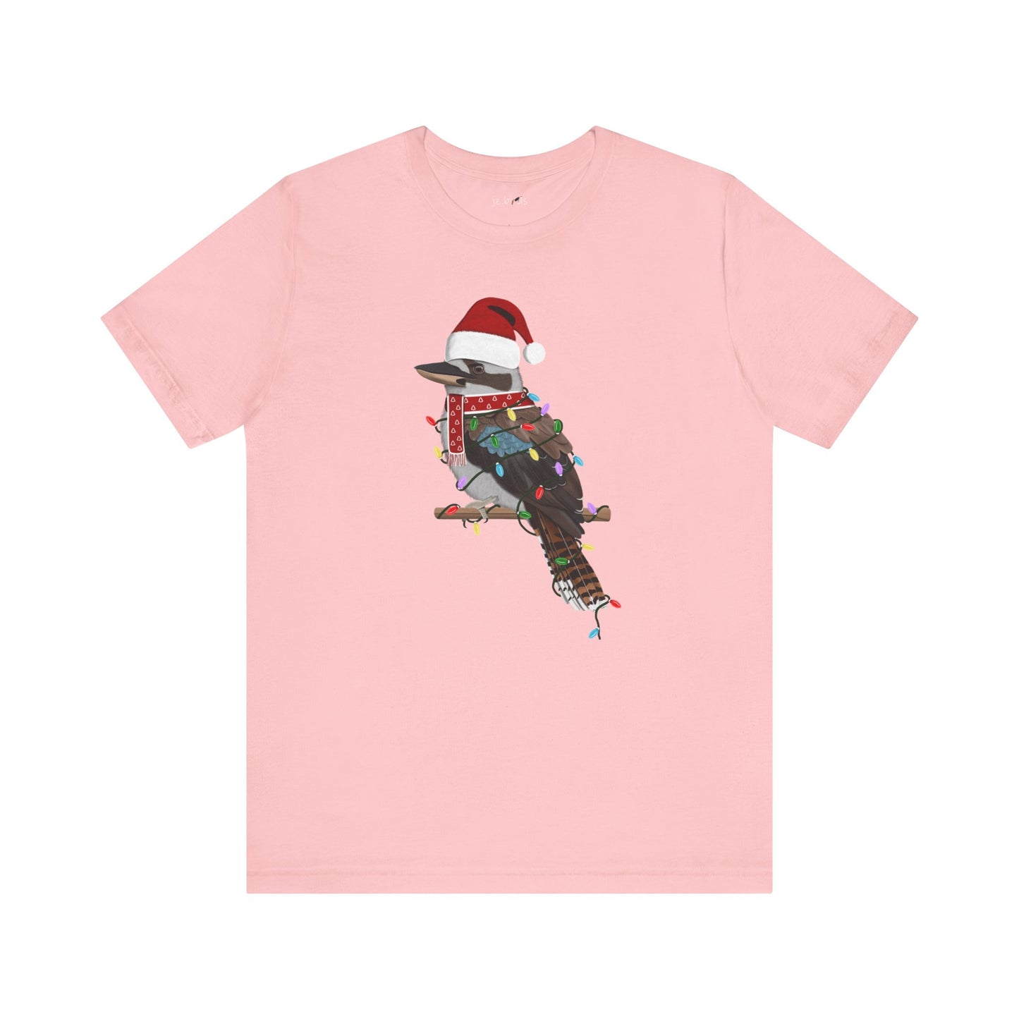 Kookaburra with Fairy Lights Christmas Bird T-Shirt