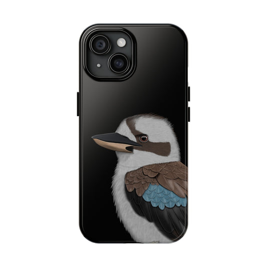 Kookaburra Bird Art Tough Phone Case Black