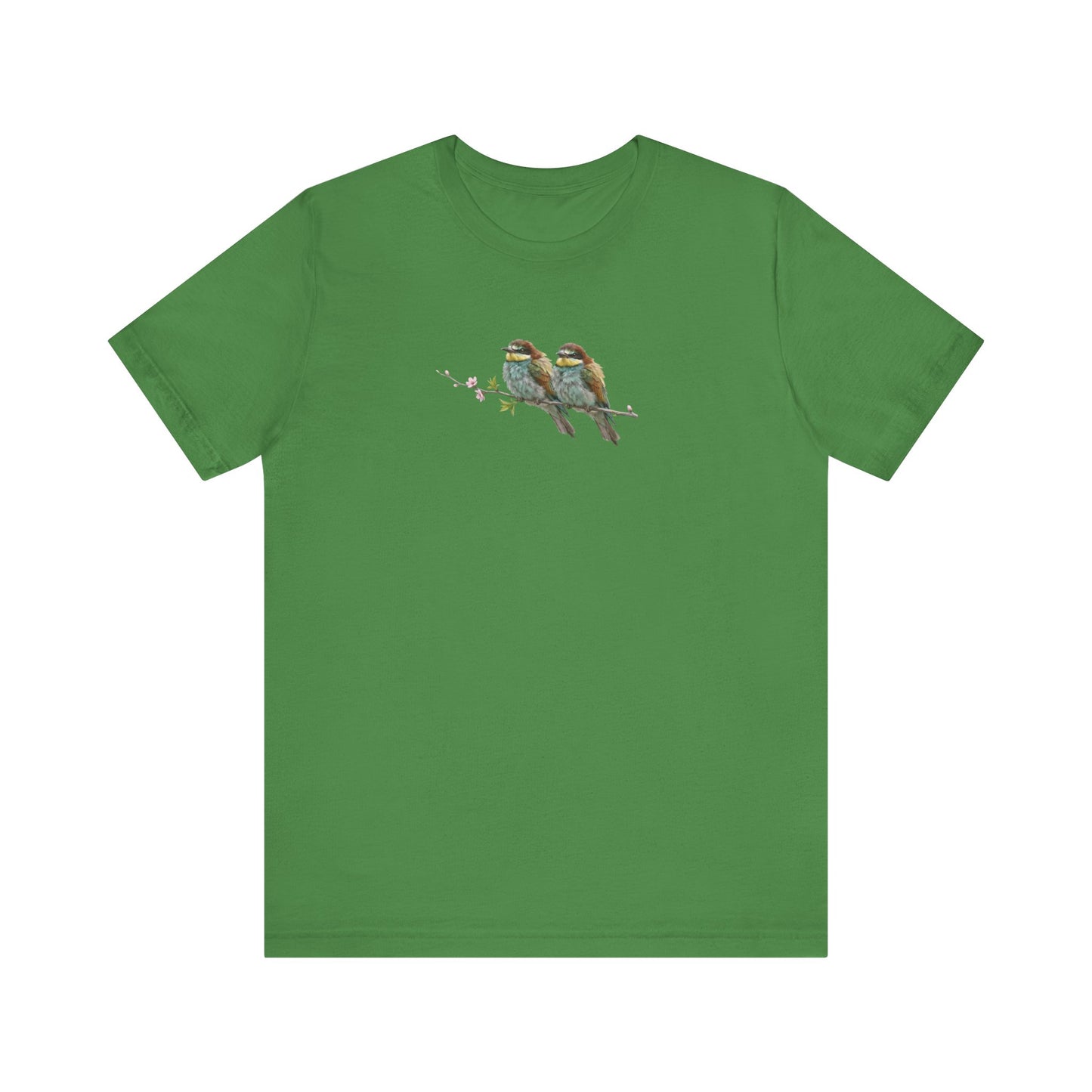 Bee-Eater Fledgling T-Shirt | Spring Blossoms Unisex Graphic Tee for Bird Watchers