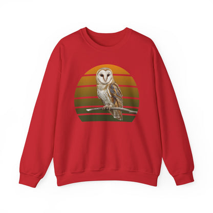 Barn Owl Sweatshirt | Bird Watcher Crewneck | Unisex Songbird Gift for Bird Lovers