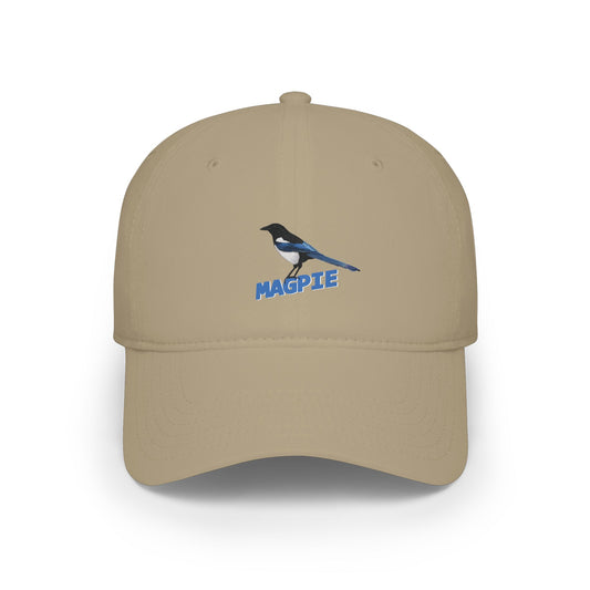 Magpie Cap | Birdwatching & Birdlover Backyard Bird Hat – One size, Cotton, Unisex, Birdwatcher