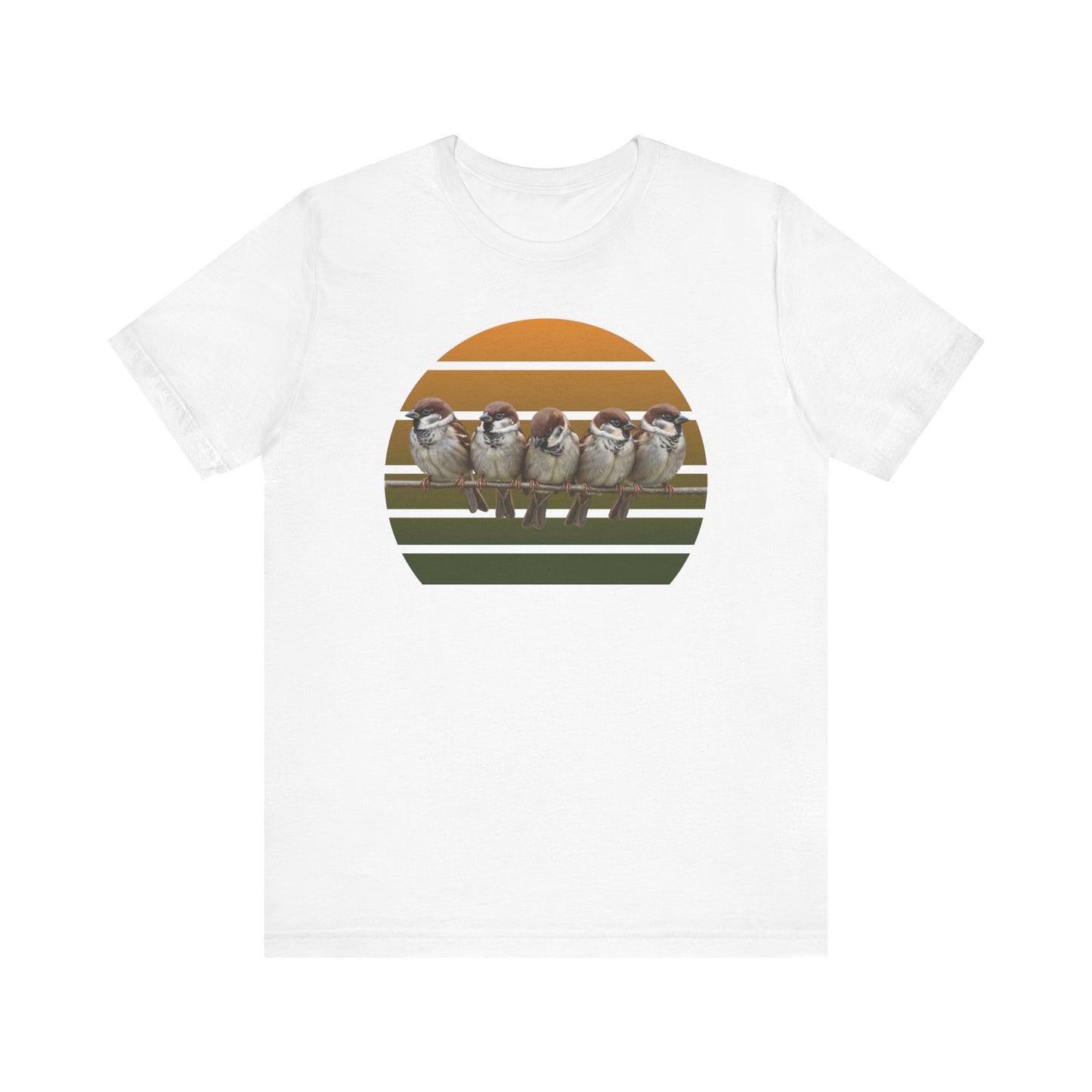 Sparrow Premium T-Shirt | Unique Birdwatcher & Birder Gift by jz.birds