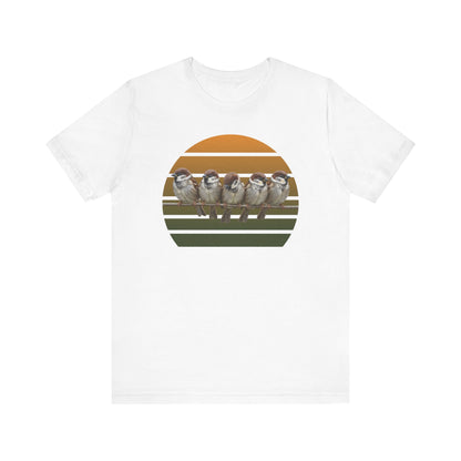 Sparrow Premium T-Shirt | Unique Birdwatcher & Birder Gift by jz.birds