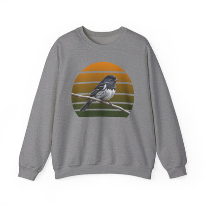 Dark-Eyed Junco Sweatshirt | Cozy Winter Birder Pullover | Snow Bird Crewneck Gift