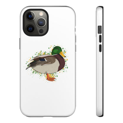 Stockente Ente Vogel iPhone & Google Pixel Vogelmotiv Handyhülle Weiß