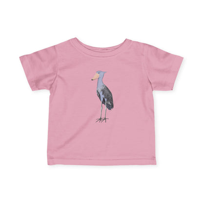 Süßes Schuhschnabel Vogel Tiermotiv T-Shirt für Babys und Kleinkinder