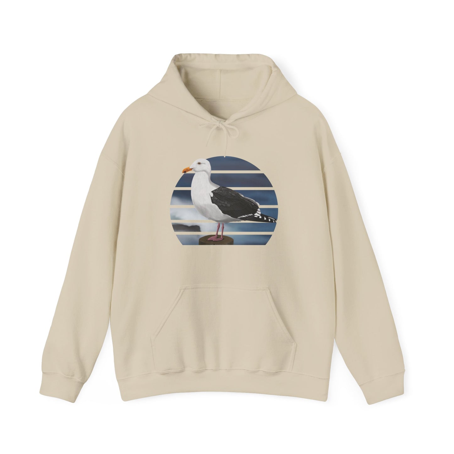 Seagull Bird Hoodie