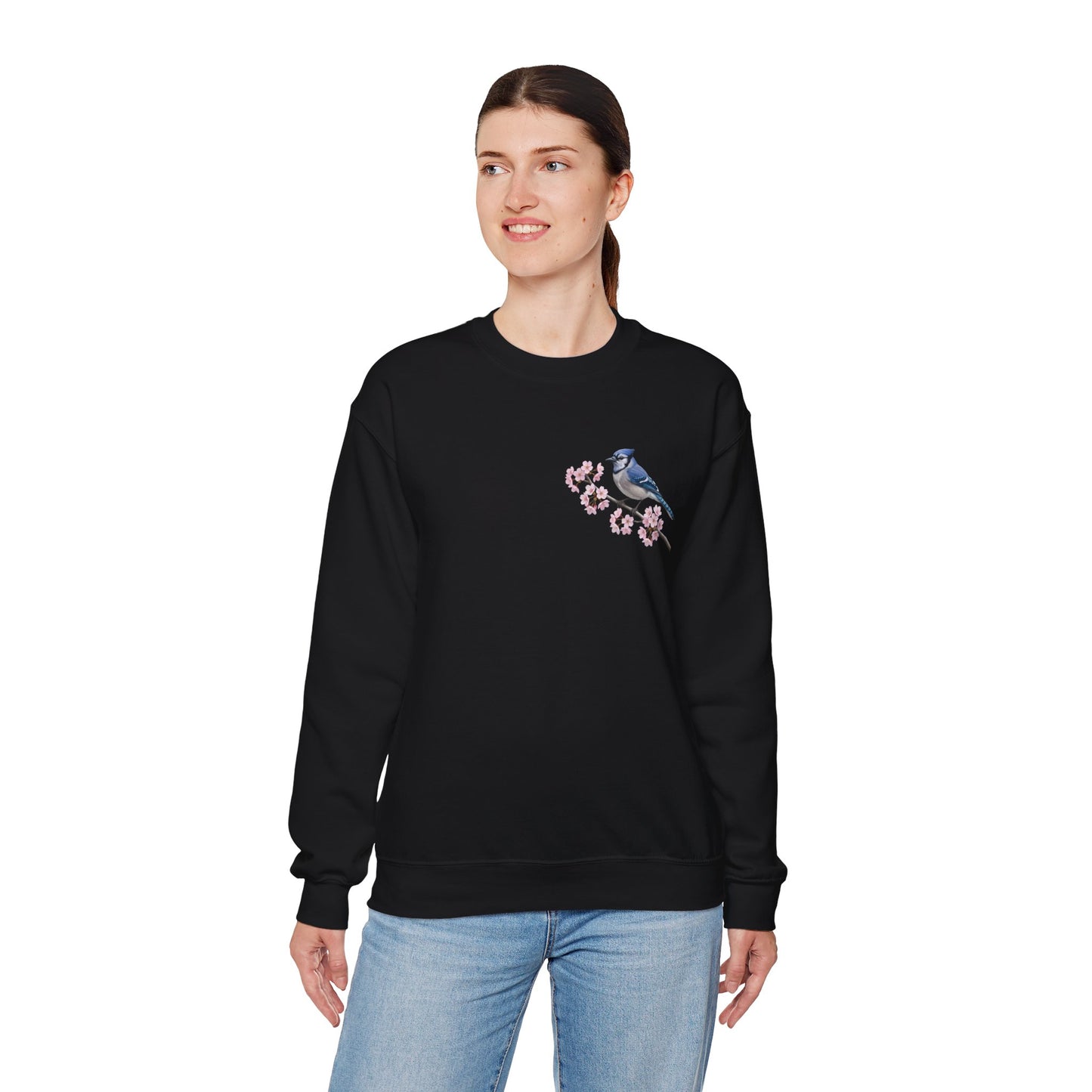 Blue Jay Sweatshirt – Animal Lover Gift and Avian Enthusiast style