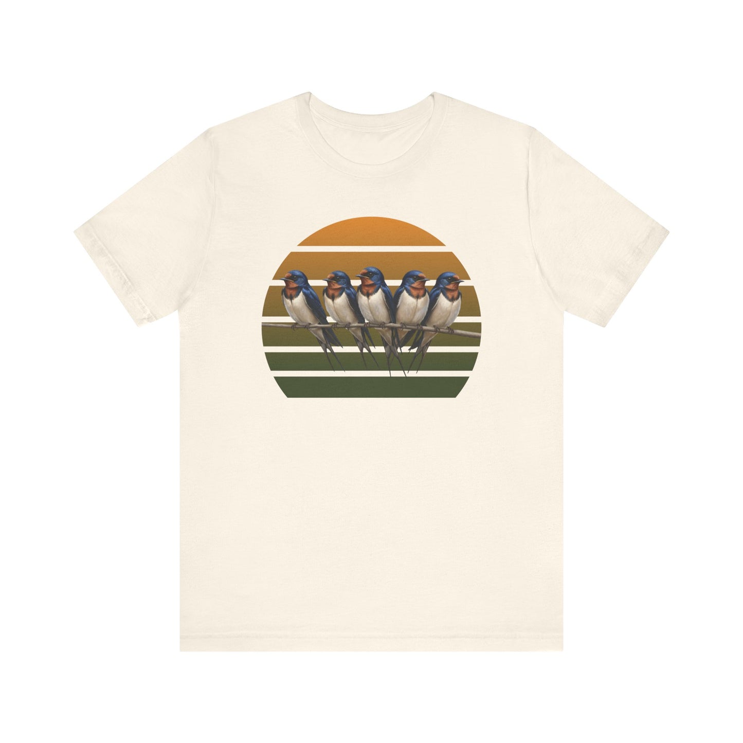 Barn Swallow Premium T-Shirt | Unique Birdwatcher & Birder Gift by jz.birds