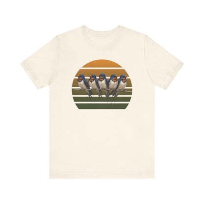 Barn Swallow Premium T-Shirt | Unique Birdwatcher & Birder Gift by jz.birds