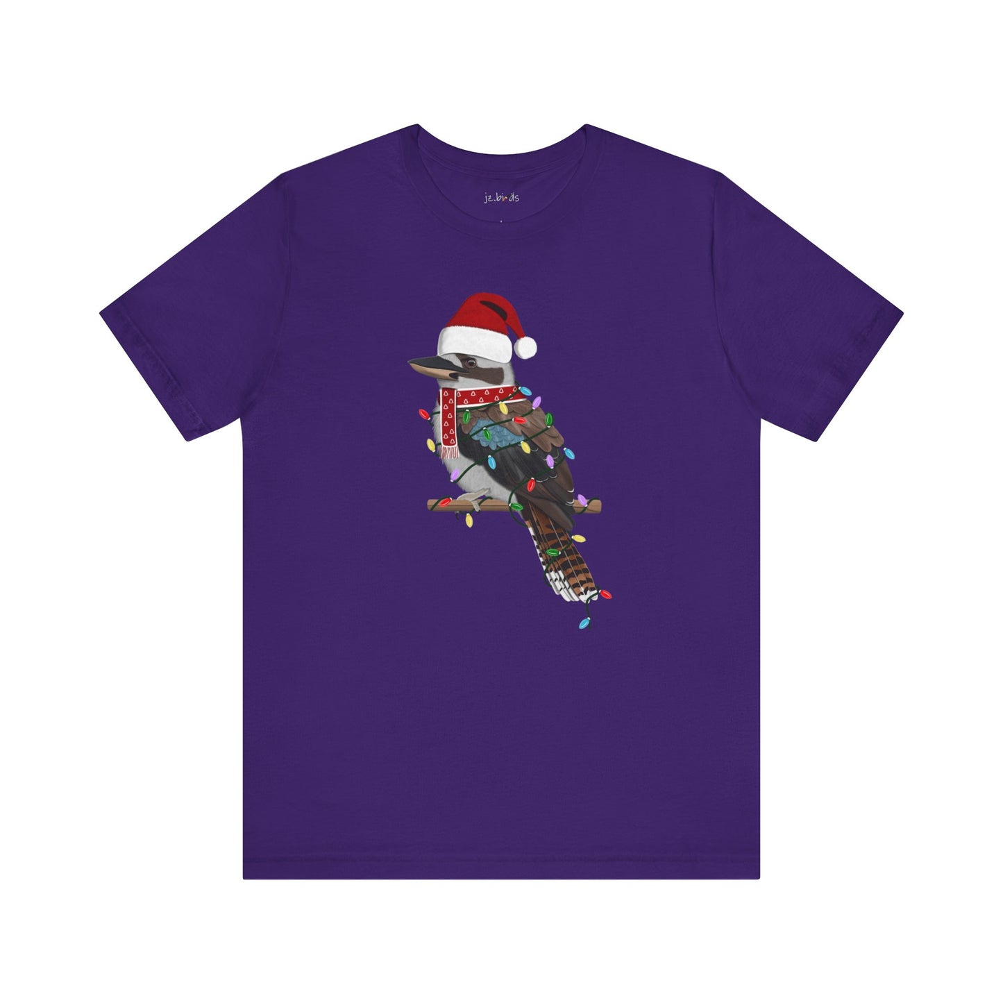 Kookaburra with Fairy Lights Christmas Bird T-Shirt