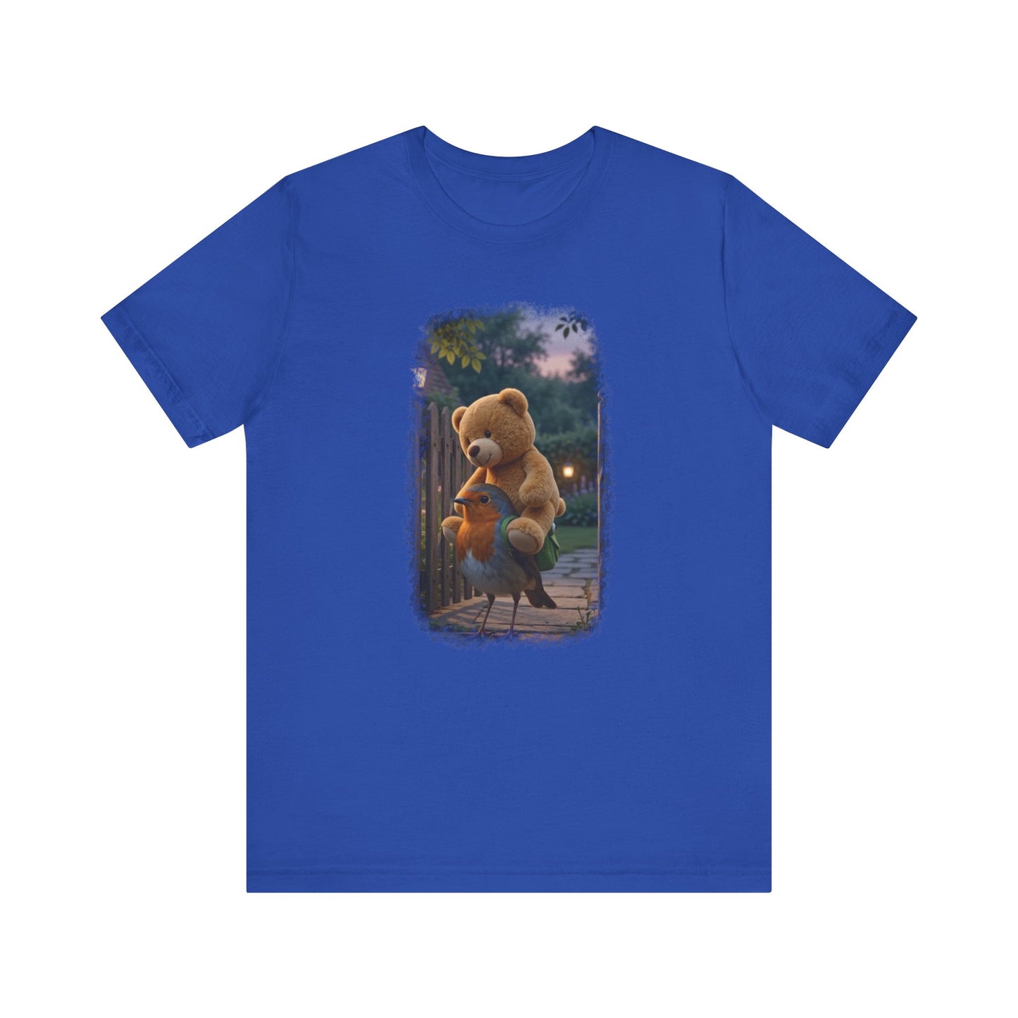 Robin Rosi Giant Teddy Bear Premium T-Shirt for Bird Lovers