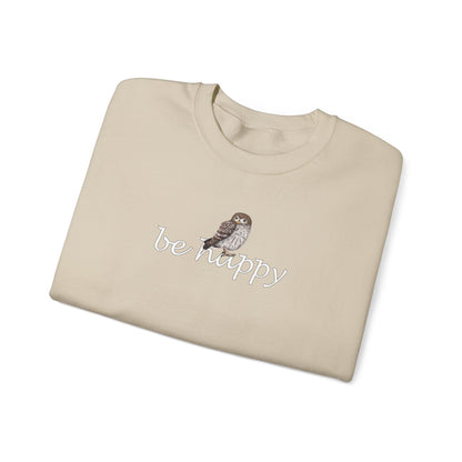 Owl Be Happy Bird Birding & Birdwatching Sweatshirt