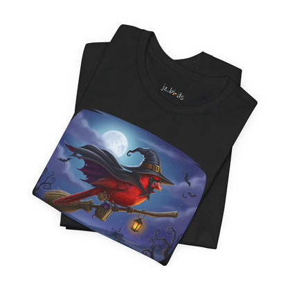 Cardinal Halloween Bird T-Shirt - Spooky Halloween Costume for Bird Lovers
