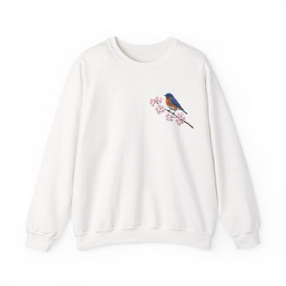 Bluebird Sweatshirt on Animal Lover Gift background