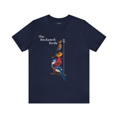 The Backyard Birds Unisex Jersey Short Sleeve Tee - jz.birds