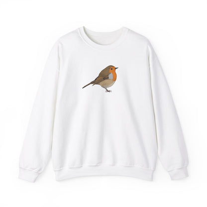 European Robin Bird Watcher Biologist Crewneck Sweatshirt