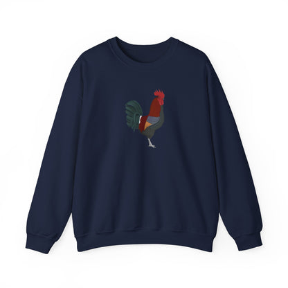 Rooster Bird Watcher Biologist Crewneck Sweatshirt