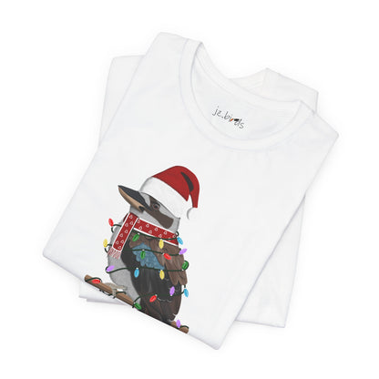 Kookaburra with Fairy Lights Christmas Bird T-Shirt