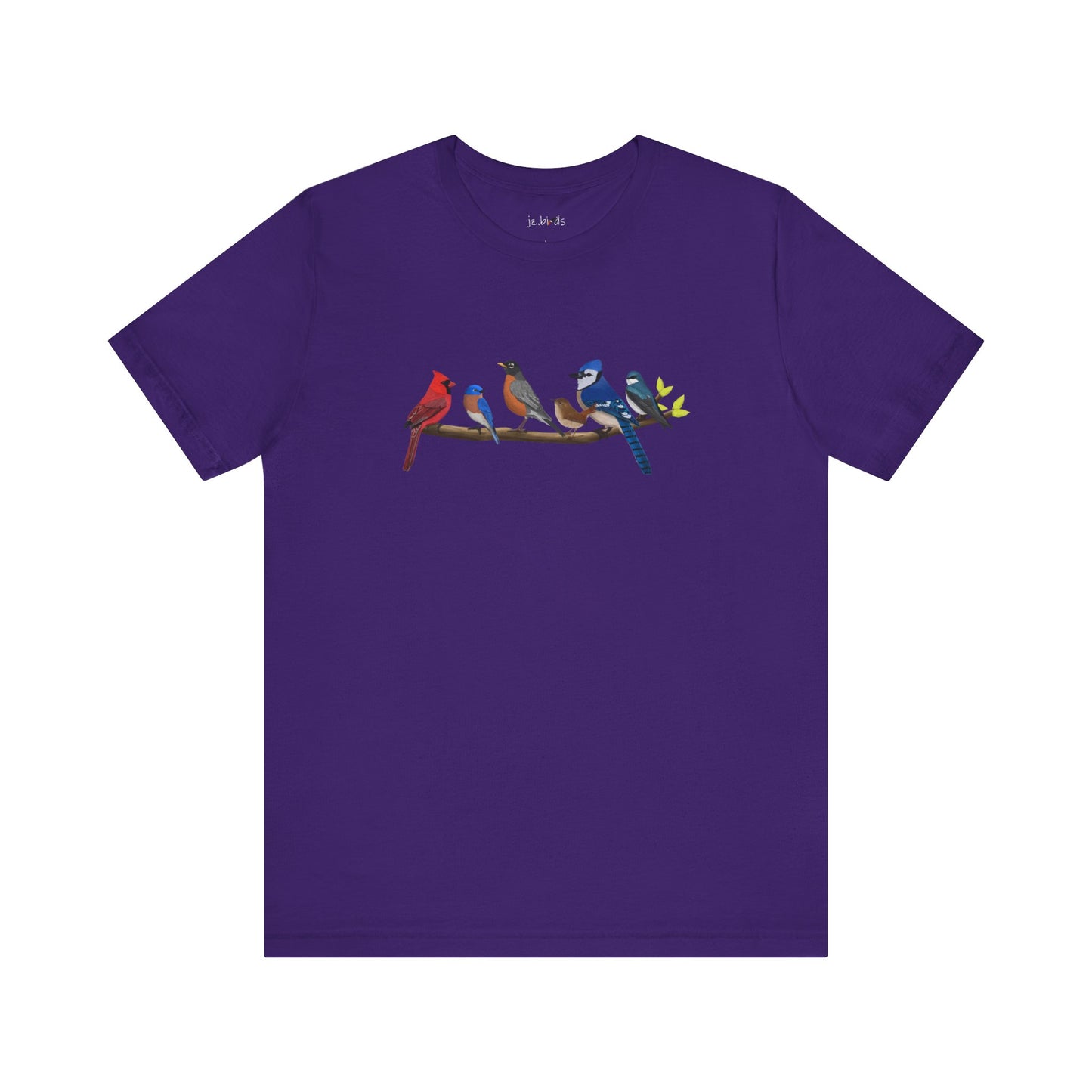 Birds on a Branch T-Shirt Bluebird Cardinal Blue Jay Bird Watcher Bird Lover