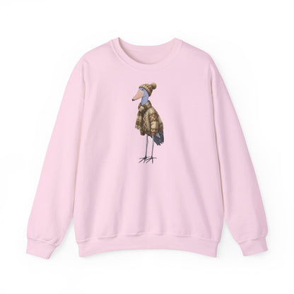 Schuhschnabel in Strick Weihnachts-Sweatshirt | Unisex Vogel Sweater für Vogelfreunde & Vogelbeobachter