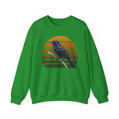Grackle Sweatshirt | Common Grackle Birder Gift | Great-Tailed Bird Lover Crewneck