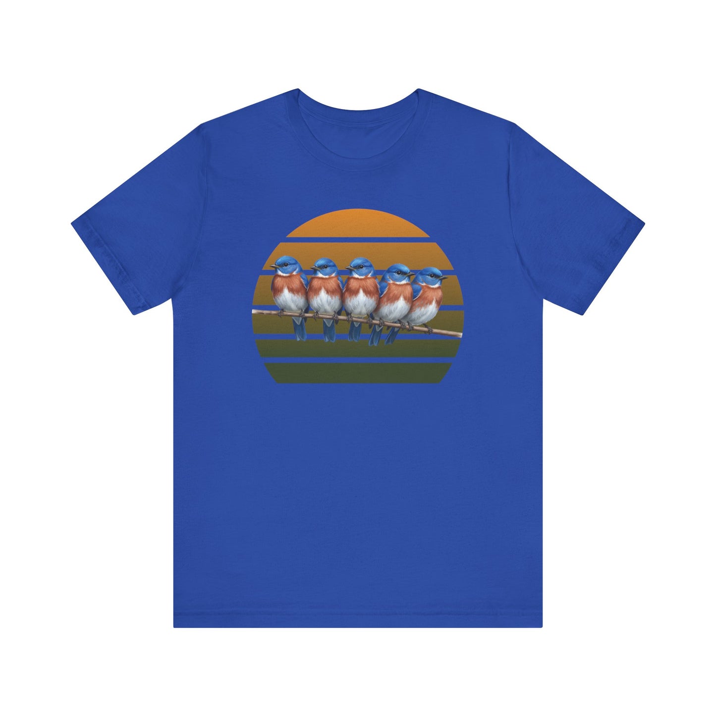 Bluebird Premium T-Shirt | Unique Birdwatcher & Birder Gift by jz.birds