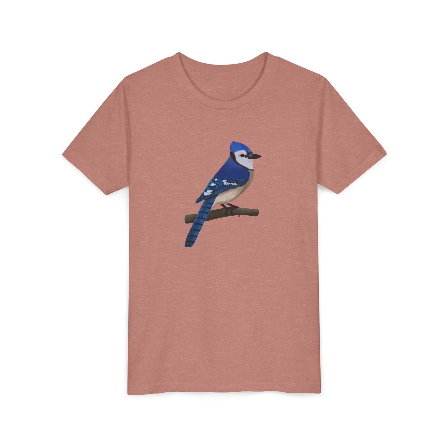 Blue Jay Birding & Birdwatching Bird Youth T-Shirt