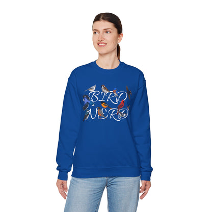 Bird Nerd Blue Jay Cardinal Hummingbird Robin Oriole Birdlover Sweatshirt