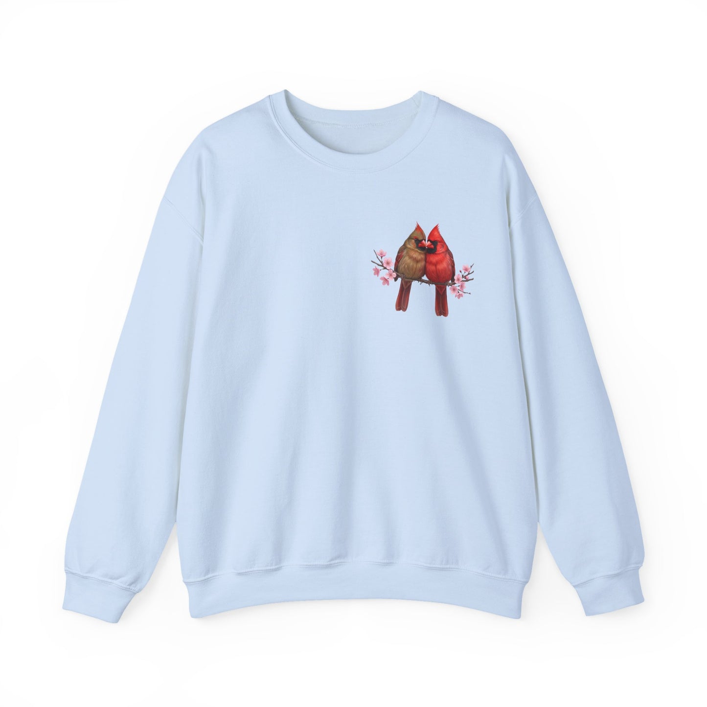 Cardinal Sweatshirt on Animal Lover Gift background