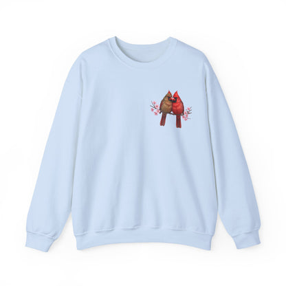 Cardinal Sweatshirt on Animal Lover Gift background