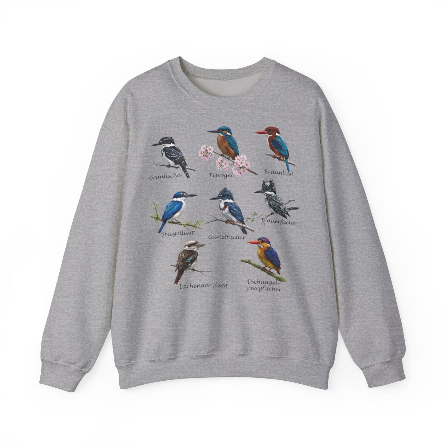 Sweatshirt mit Eisvögeln & Liesten: Lachender Hans & Co. | Vogelkunde