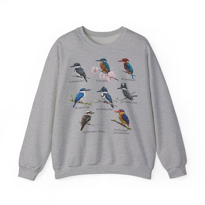 Sweatshirt mit Eisvögeln & Liesten: Lachender Hans & Co. | Vogelkunde